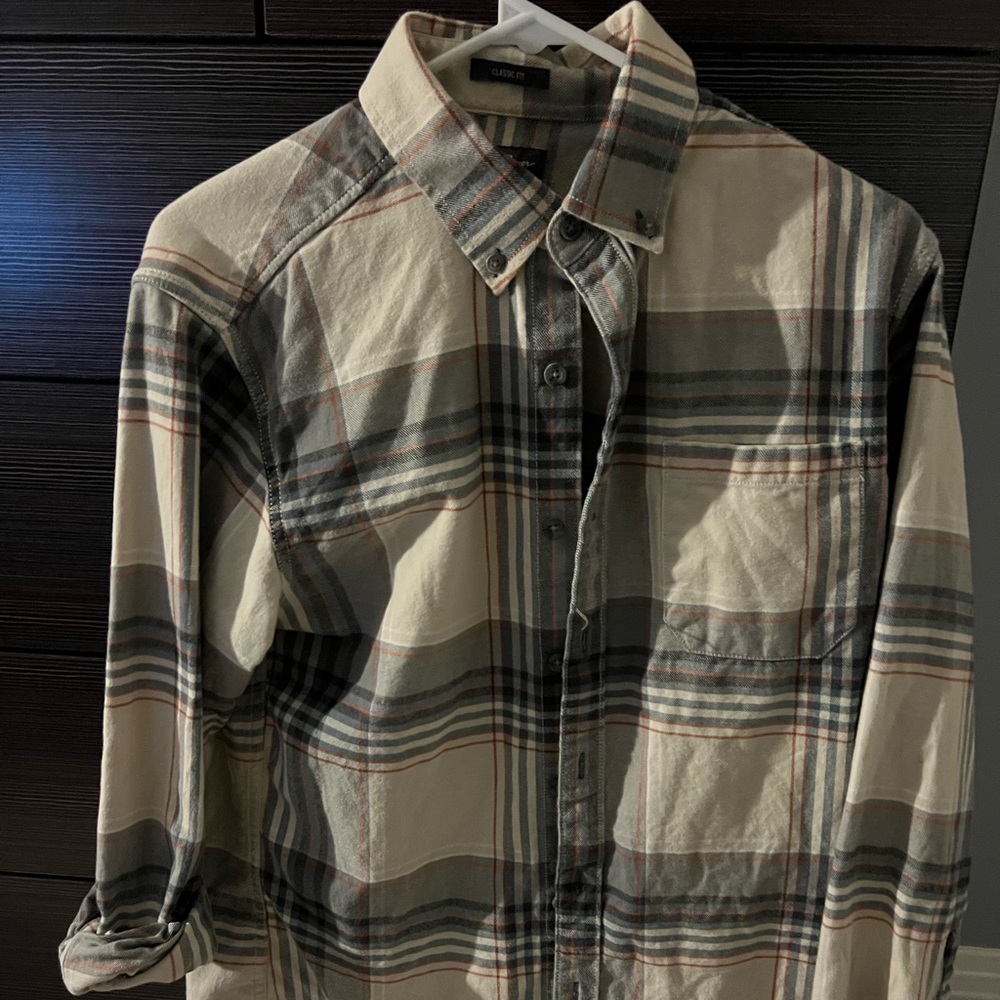 Eddie Bauer Cozy Flannel Button Down Shirt